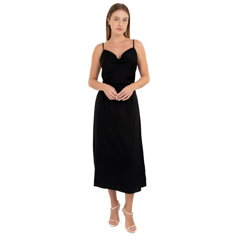 Vestido maxi tirantes lace up