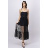 Vestido Maxi Mesh Corazones